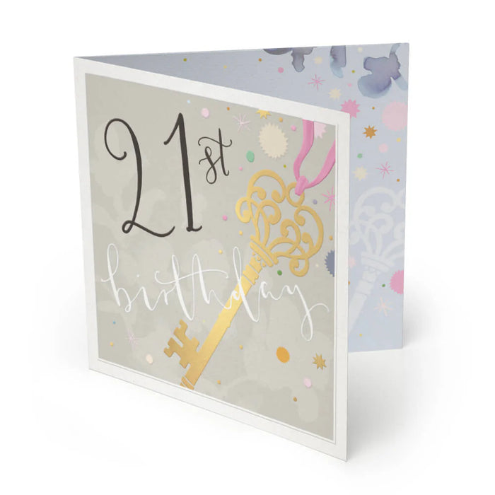 Whistlefish 21st Luxury Birthday Card