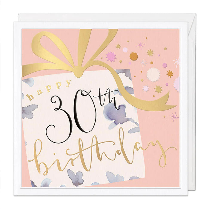 Whistlefish 30th Luxury Birthday Card