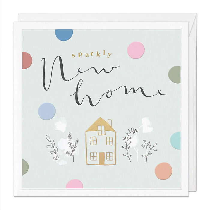 Whistlefish Sparkly New Home Luxury Greeting Card