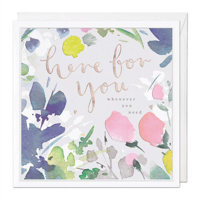 Whistlefish Here For You Luxury Sympathy Card