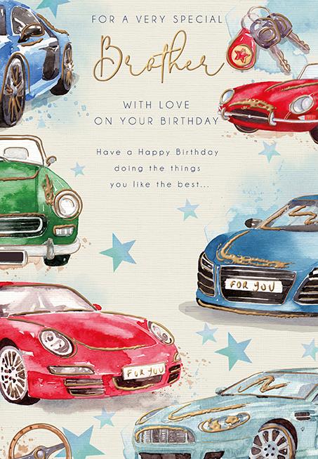 Words & Wishes 'For A Very Special Brother' Birthday Card