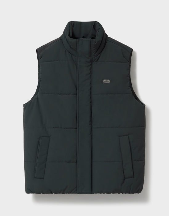 Crew Clothing Men's Sherpa Lined Newport Gilet In Dark Pine