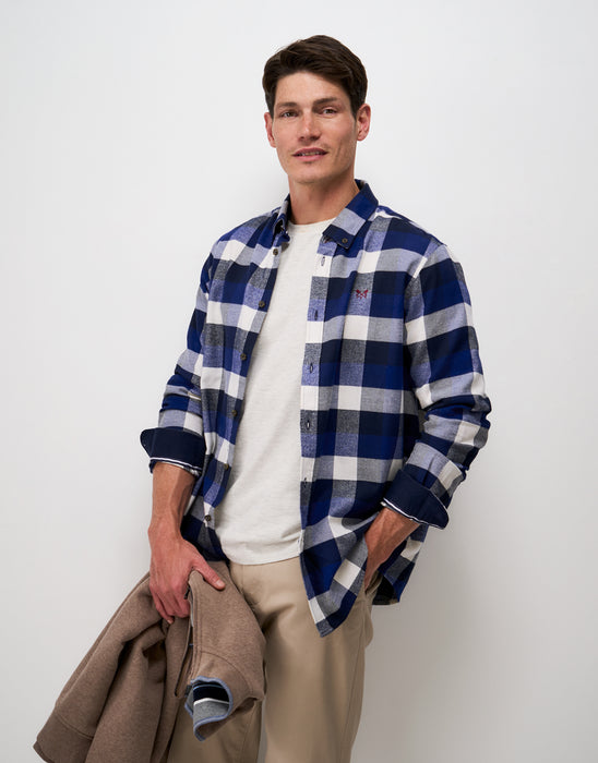Crew Clothing Men's Flannel Check Classic Fit In Bellprisnv