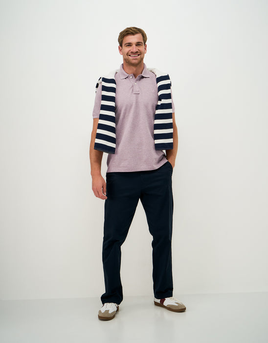 Crew Clothing Mens Classic Pique Polo In Twilight