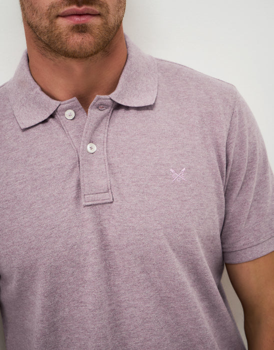 Crew Clothing Mens Classic Pique Polo In Twilight