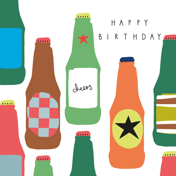 Belly Button 'Mable Birthday Beers' Birthday Card