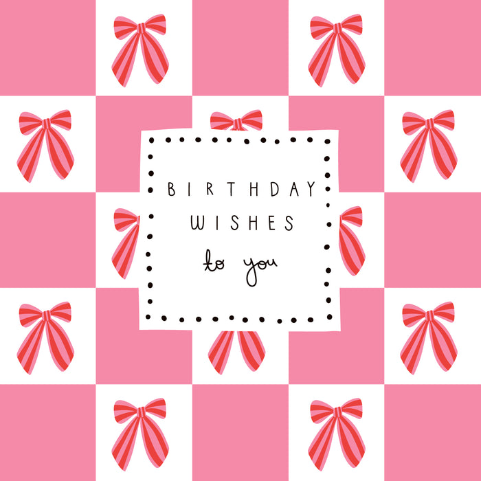 Belly Button 'Mable Birthday Bows' Birthday Card