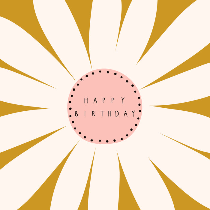 Belly Button 'Mable Birthday Flower' Birthday Card