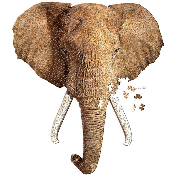 Madd Capp I Am Elephant, Animal Shaped 700 Piece Jigsaw Puzzle