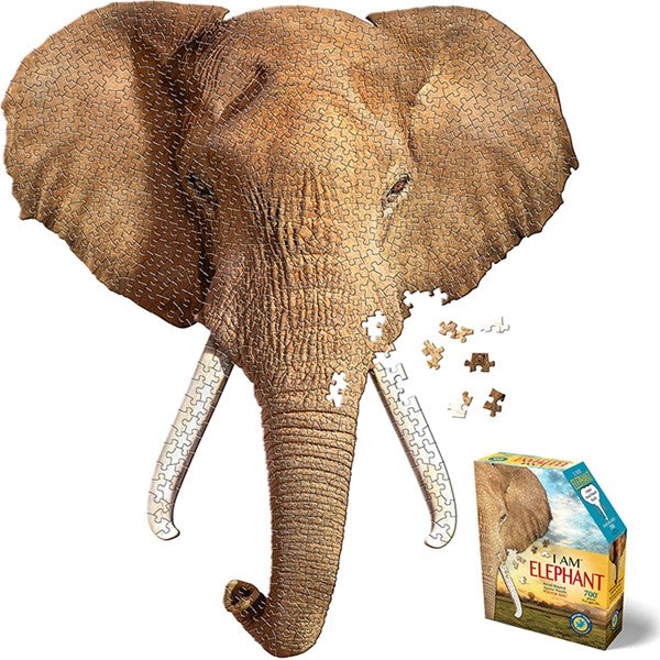 Madd Capp I Am Elephant, Animal Shaped 700 Piece Jigsaw Puzzle