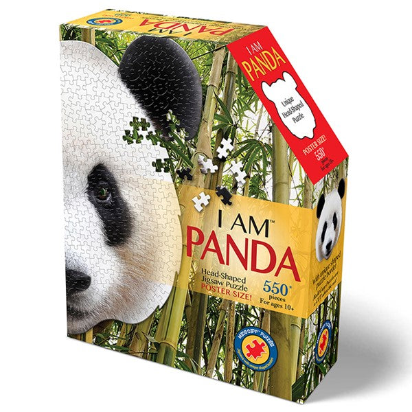 Madd Capp I Am Panda, Animal Shaped 550 Piece Jigsaw Puzzle