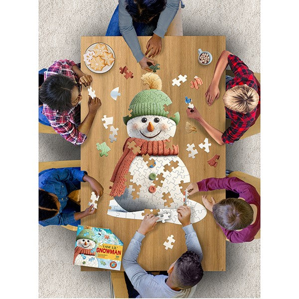 Madd Capp I Am Lil Snowman Shaped 100 Piece Jigsaw Puzzle