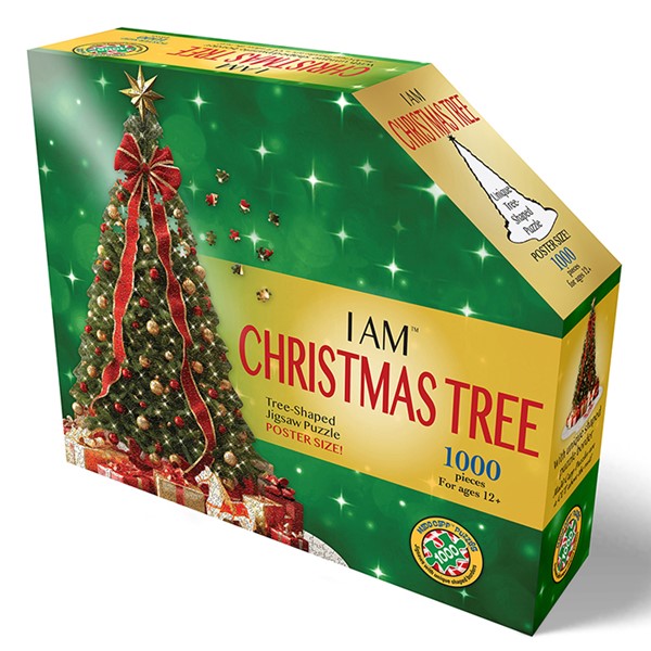 Madd Capp I Am Christmas Tree Shaped 1000 Piece Jigsaw Puzzle