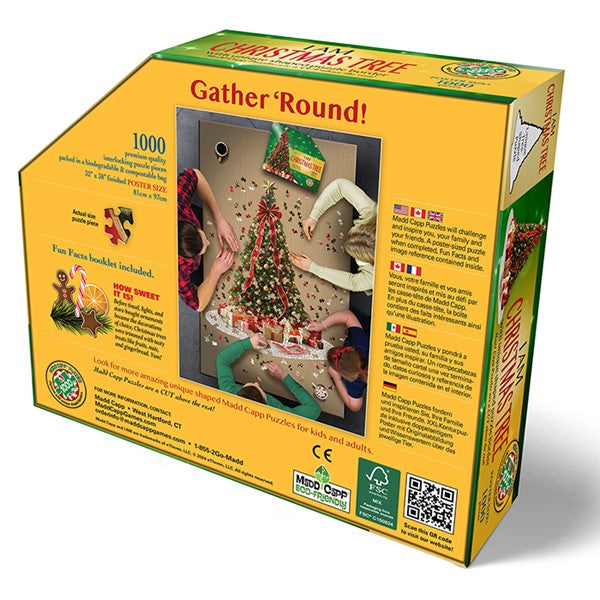 Madd Capp I Am Christmas Tree Shaped 1000 Piece Jigsaw Puzzle