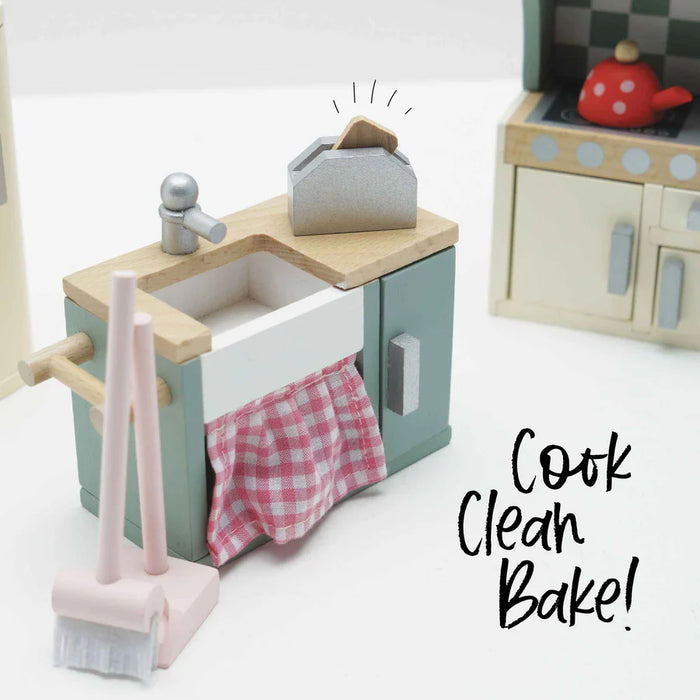 Le Toy Van Wooden Dolls house Kitchen Furniture