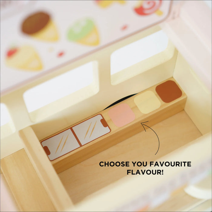 Le Toy Van Wooden Dolly Ice Cream Van