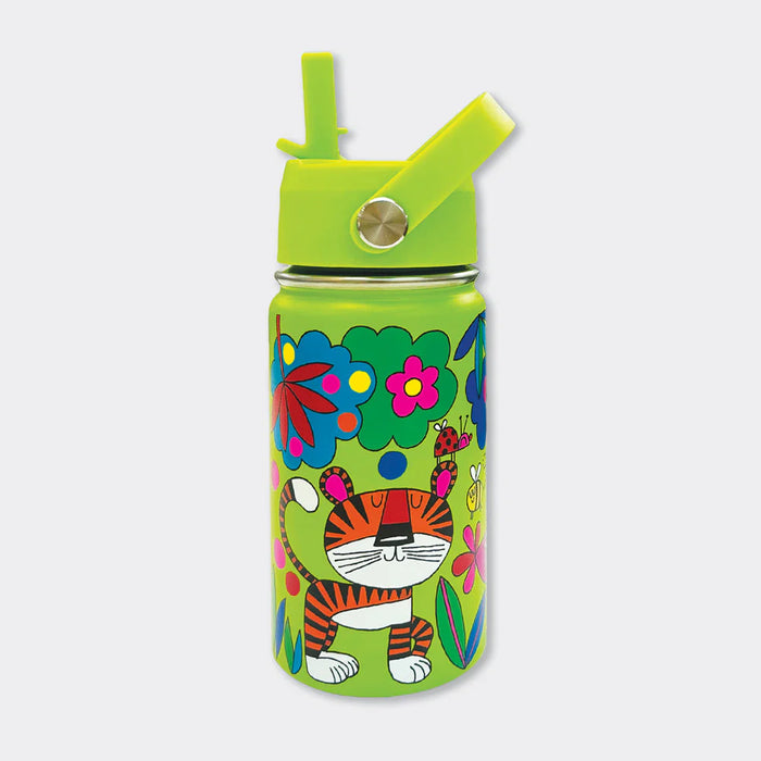 Rachel Ellen Kids Insulated Stainless Steel Water Bottle 340ml Jungle