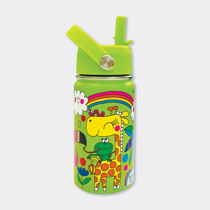 Rachel Ellen Kids Insulated Stainless Steel Water Bottle 340ml Jungle