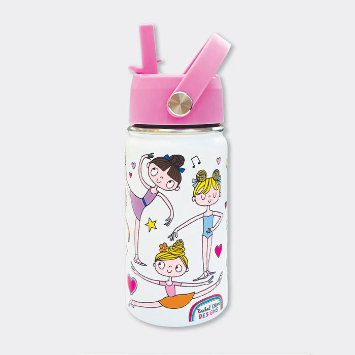 Rachel Ellen Kids Insulated Stainless Steel Water Bottle 340ml Ballet