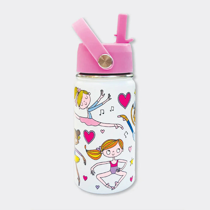 Rachel Ellen Kids Insulated Stainless Steel Water Bottle 340ml Ballet
