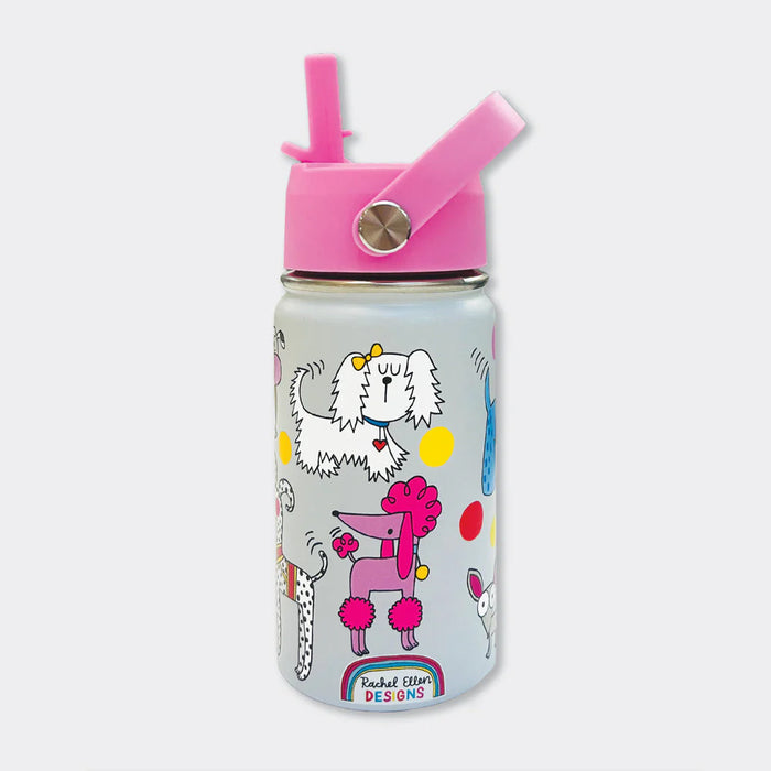 Rachel Ellen Kids Insulated Stainless Steel Water Bottle 340ml Dogs