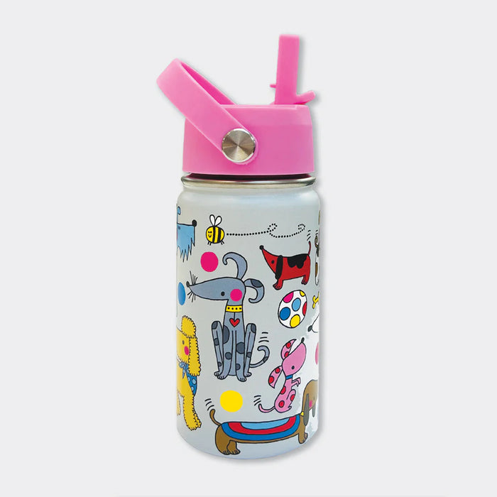 Rachel Ellen Kids Insulated Stainless Steel Water Bottle 340ml Dogs