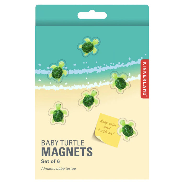 Kikkerland Baby Turtle Magnets