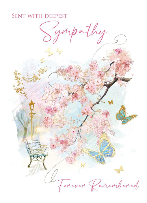 Cherry Orchard 'Sent With Deepest Sympathy' Sympathy Card