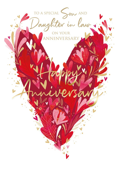 Cherry Orchard 'To A Very Special Son And Daughter In Law On Your Anniversary' Card