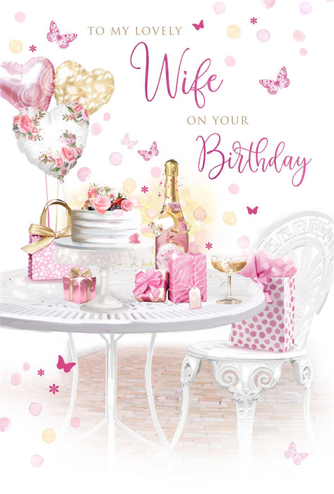 Cherry Orchard ' To My Lovely Wife' Birthday Card