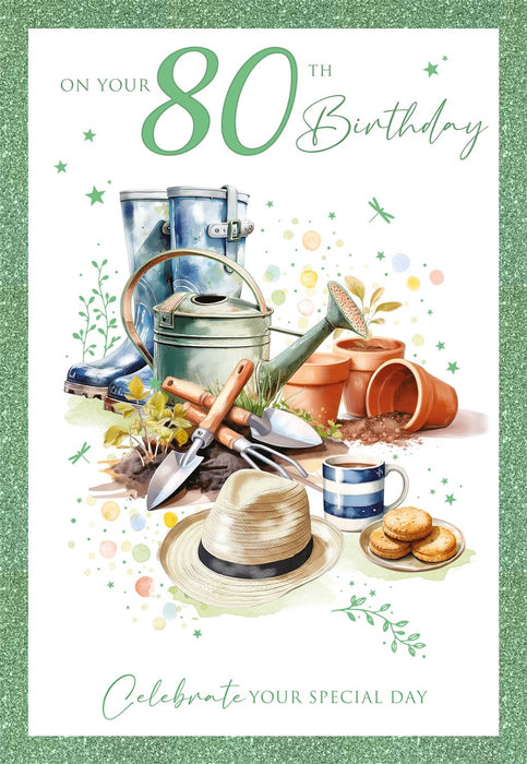 Cherry Orchard 'On Your 80th Birthday' Birthday Card