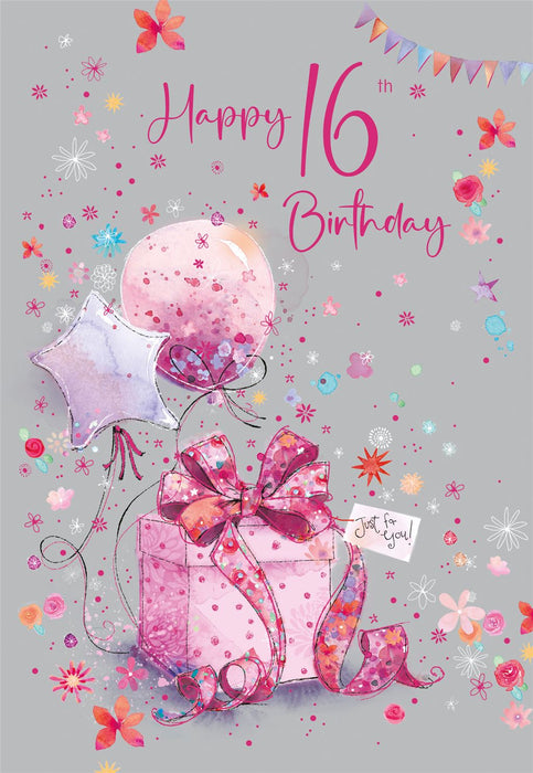 Cherry Orchard 'Happy 16th Birthday' Birthday Card