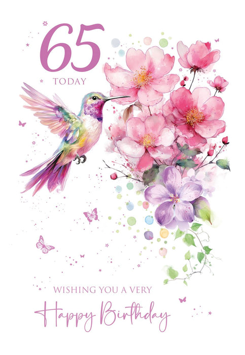 Cherry Orchard '65 Today' Birthday Card
