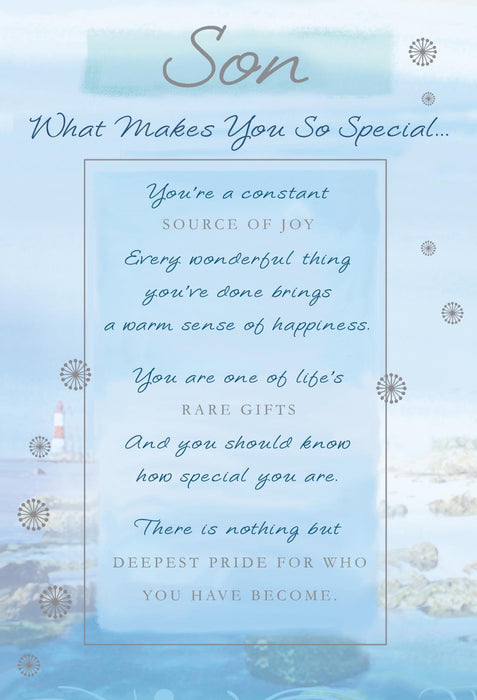 Cherry Orchard 'Son What Makes You So Special' Birthday Card