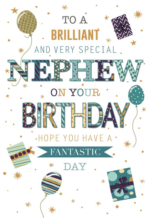 Cherry Orchard 'To A Brilliant And Very Special Nephew' Birthday Card