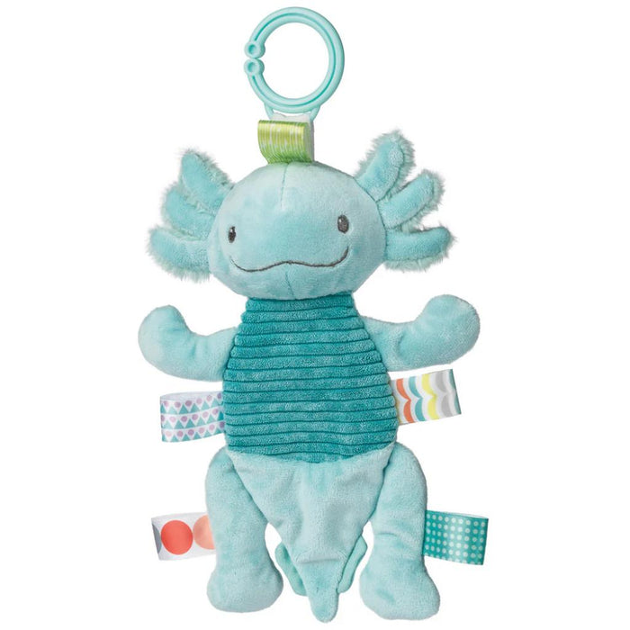 Mary Meyers Taggies Fizzy Axolotl Crinkle Rattle