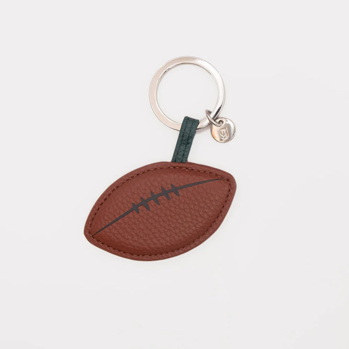 Caroline Gardner Brown Rugby Ball Keyring