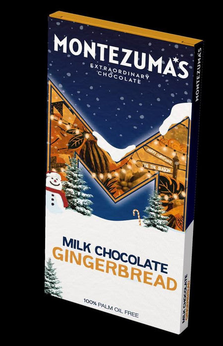 Montezumas Milk Chocolate Gingerbread Bar