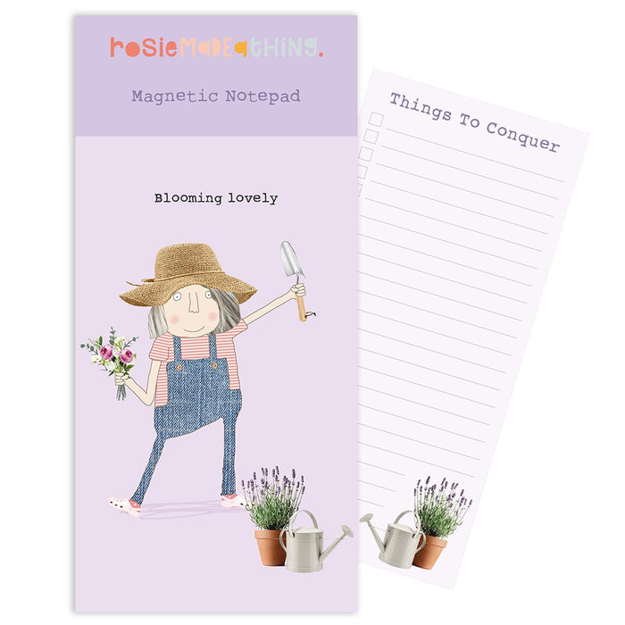 Rosie Made A Thing Magnetic Notepad - Blooming Lovely