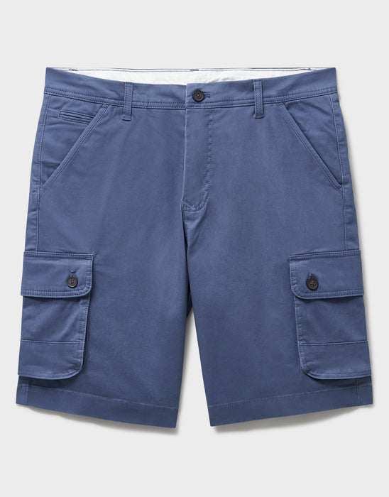 Crew Clothing Men's Cargo Shorts In Steel Blue