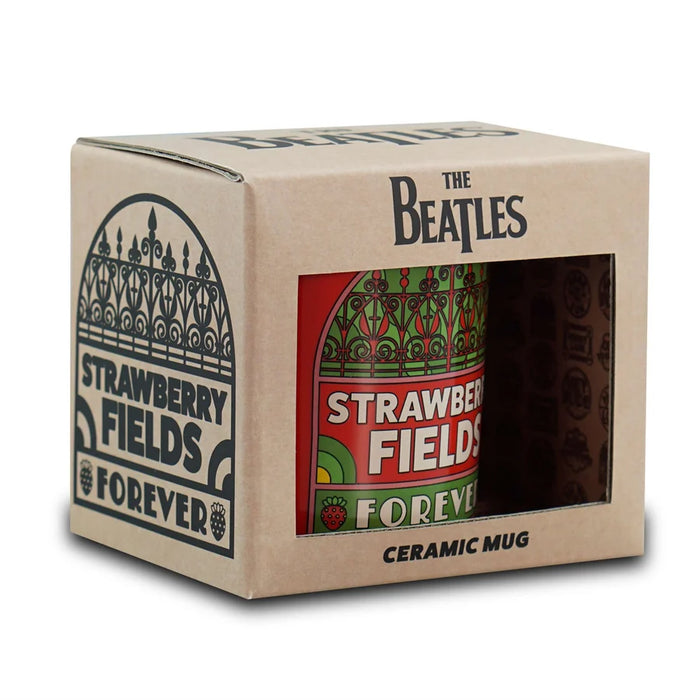 Half Moon Bay The Beatles Strawberry Fields 370ml Ceramic Mug