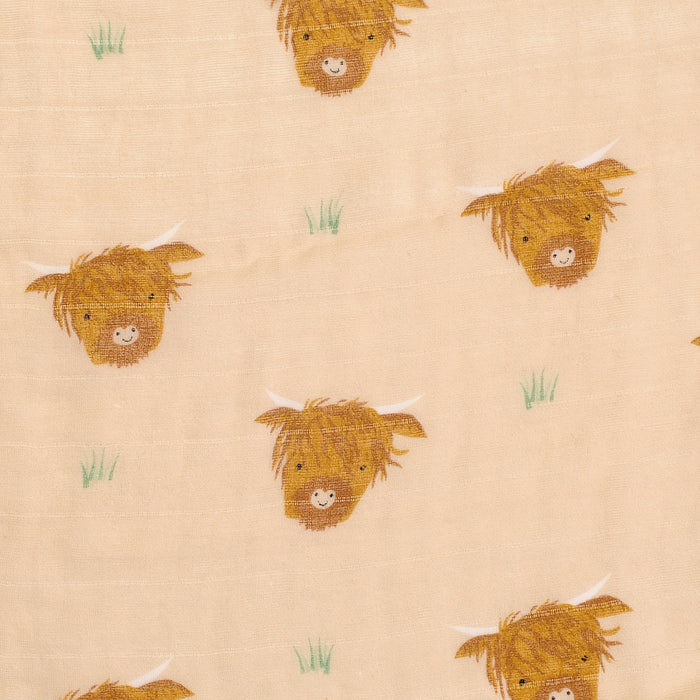Ziggle Highland Cow Swaddle