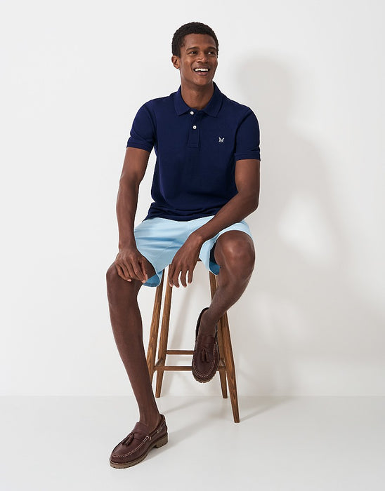 Crew Clothing Mens Classic Pique Polo In Pageant Blue