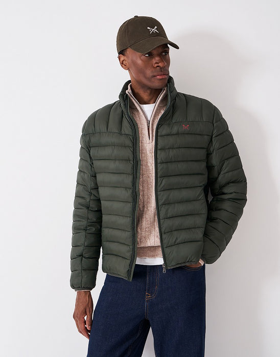Crew Clothing Men's Light Weight Lowther Jacket In Forest Green