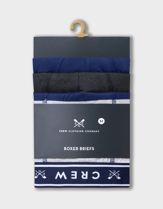 Crew Clothing Men's 3 Pack Boxer Briefs