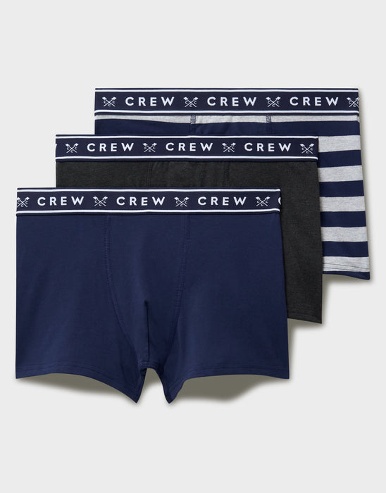Crew Clothing Men's 3 Pack Boxer Briefs