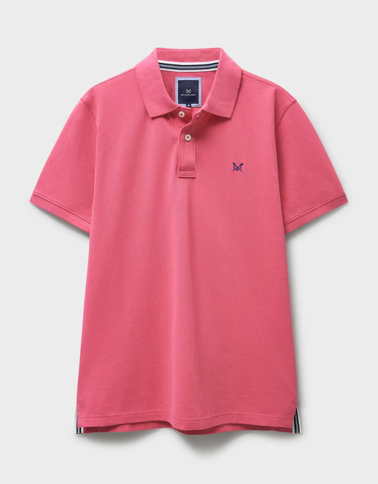 Crew Clothing Mens Classic Pique Polo In Honey