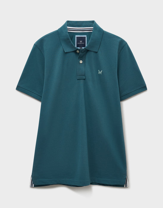 Crew Clothing Mens Classic Pique Polo In Indian Teal