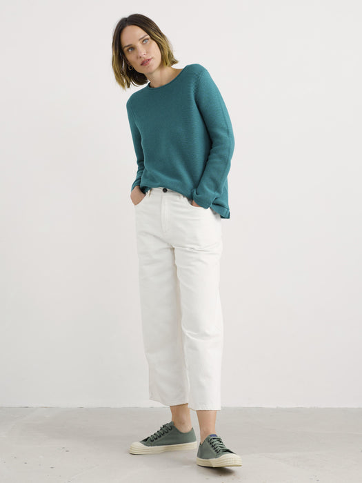 Seasalt Women's Makers Cotton Jumper In Emulsion