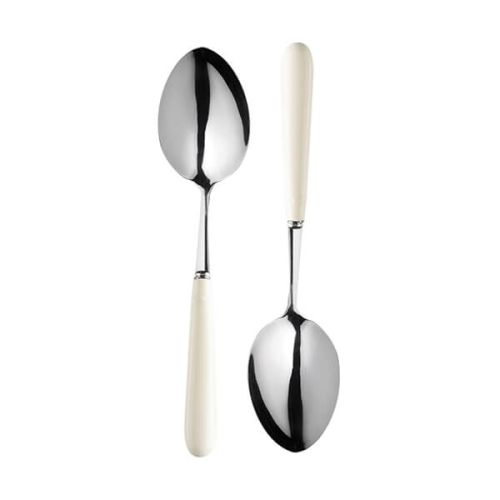 Mary Berry Signature Collection Set Of 2 Serving Spoons Ivory
